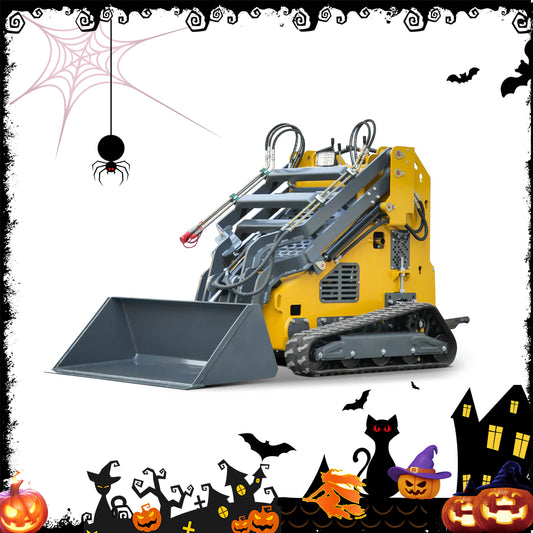 MS430Y 23 HP, Two-pump Three-valve Mini Stand On Skid Steer Track Loader