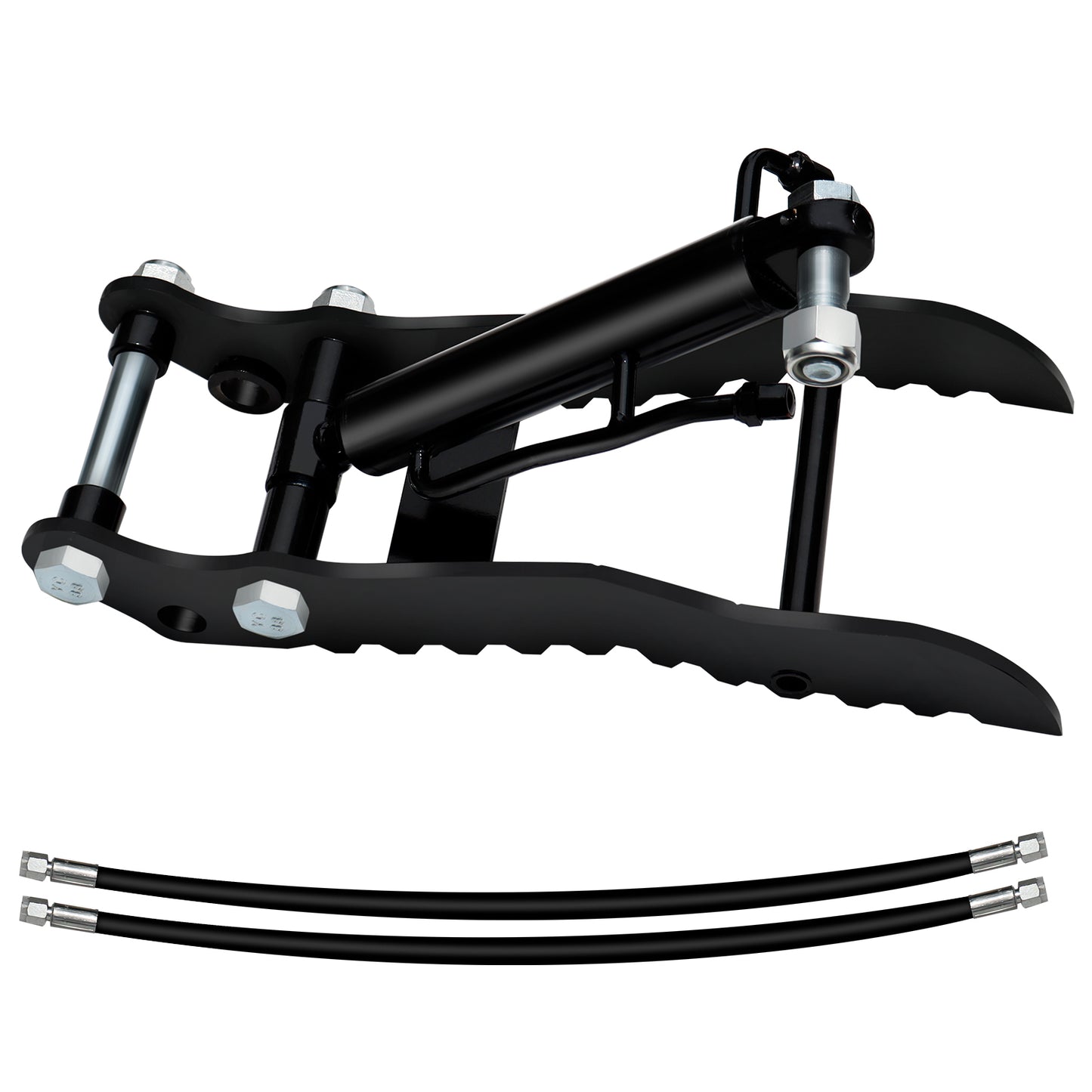 MMS Mini Excavator Hydraulic Thumb Clip with 2 Hydraulic Cylinder for Small Digger up to 2 tons