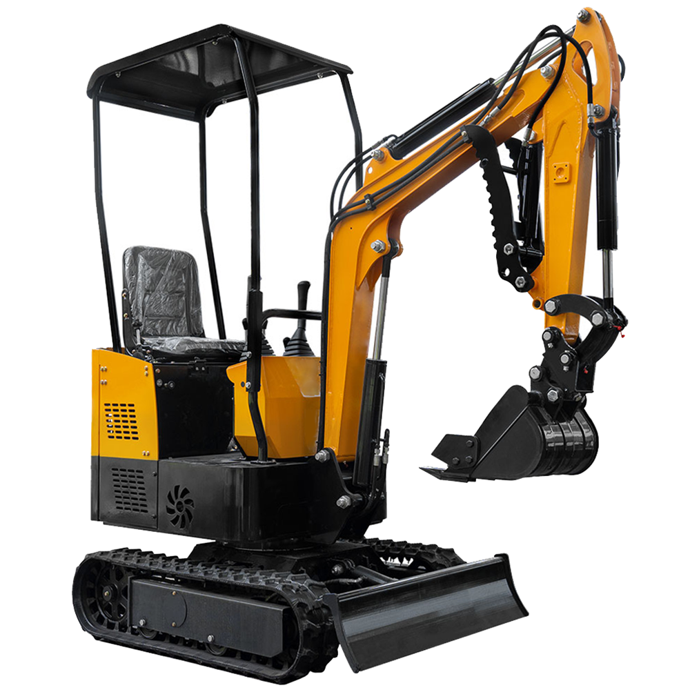 1 Ton Mini Excavator with 13.5 HP Rato Gasoline Engine and Thumb Clip-MS10H