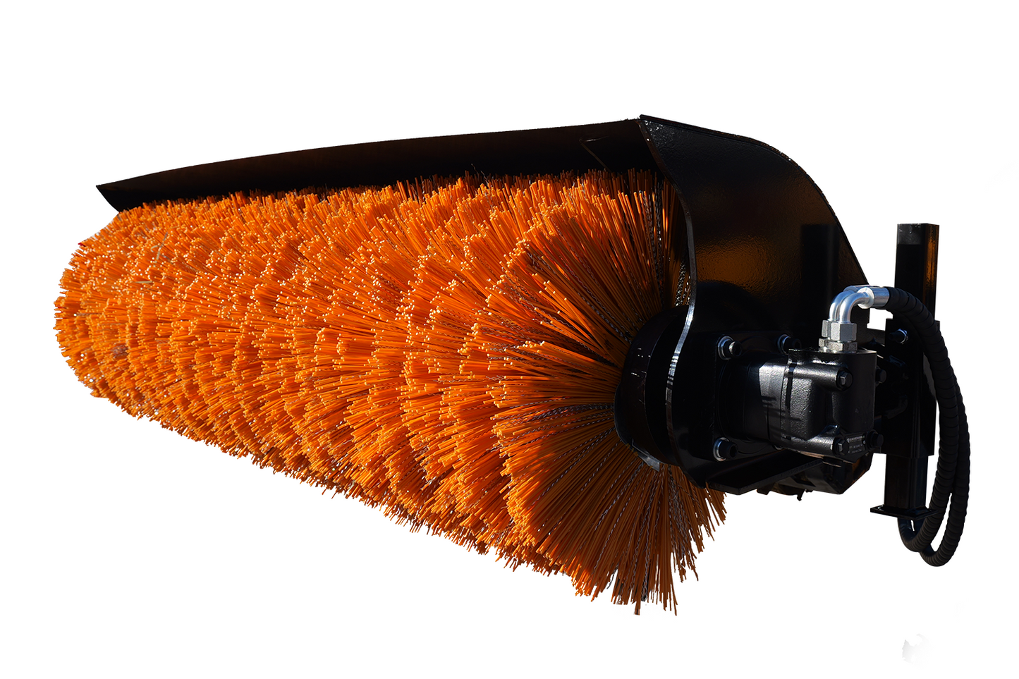 MMS 61" Broom Brush Sweeper Attachment , 30-50r/min, for Skid Steer Loader