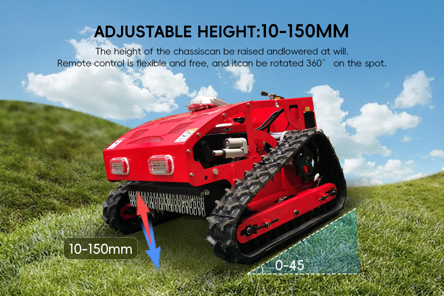 field mower with climb
