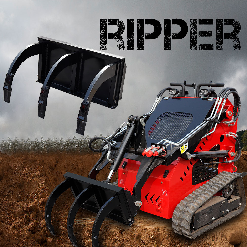 MMS Ripper Attachment Skid steer Loader,3 Tine Ripper Soil Tille