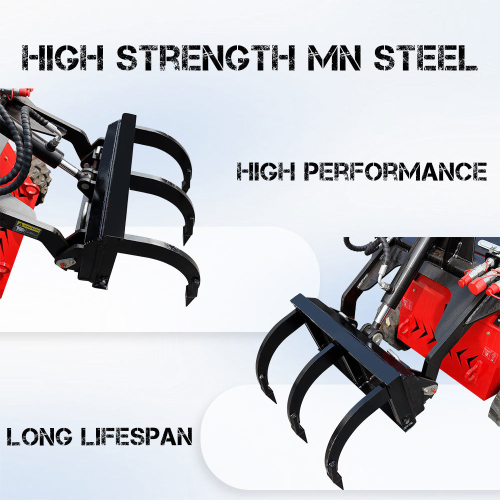 MMS Ripper Attachment Skid steer Loader,3 Tine Ripper Soil Tille