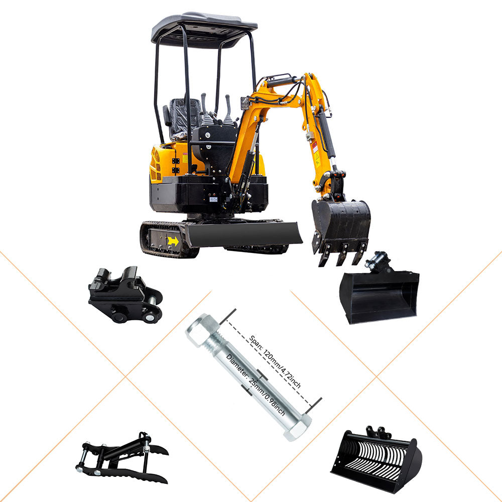 MS13 13.5 HP,1.3 tons Rato Engine Mini Compact Excavator, Gasoline, With Thumb Clip For Sale