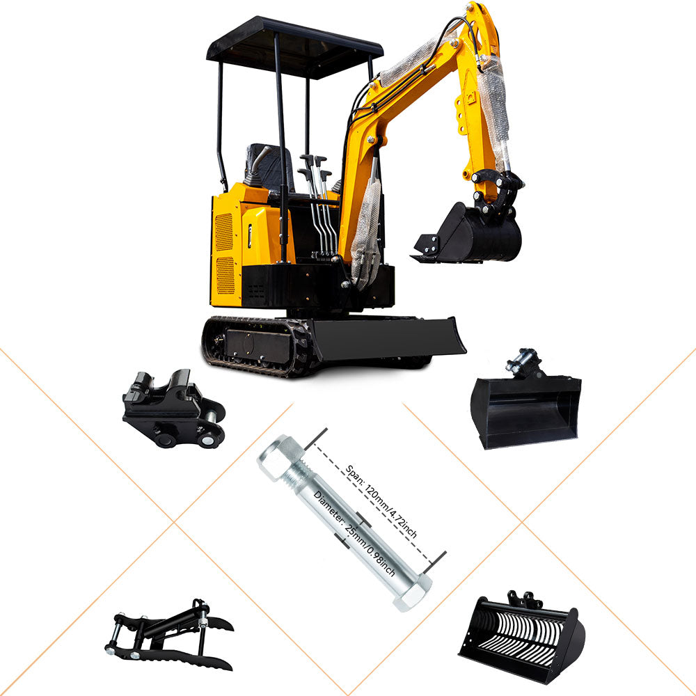 MS15 13.5 HP,1.5-tons Mini Compact Excavator, Gasoline, With Thumb Clip For Sale