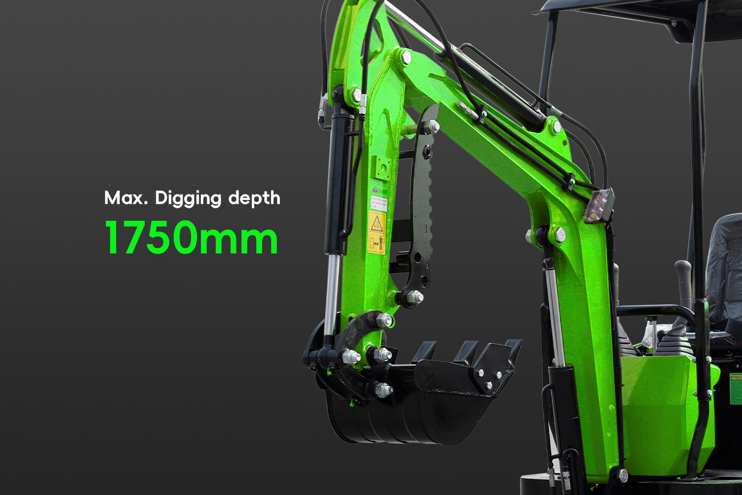 1 ton mini excavator for yard