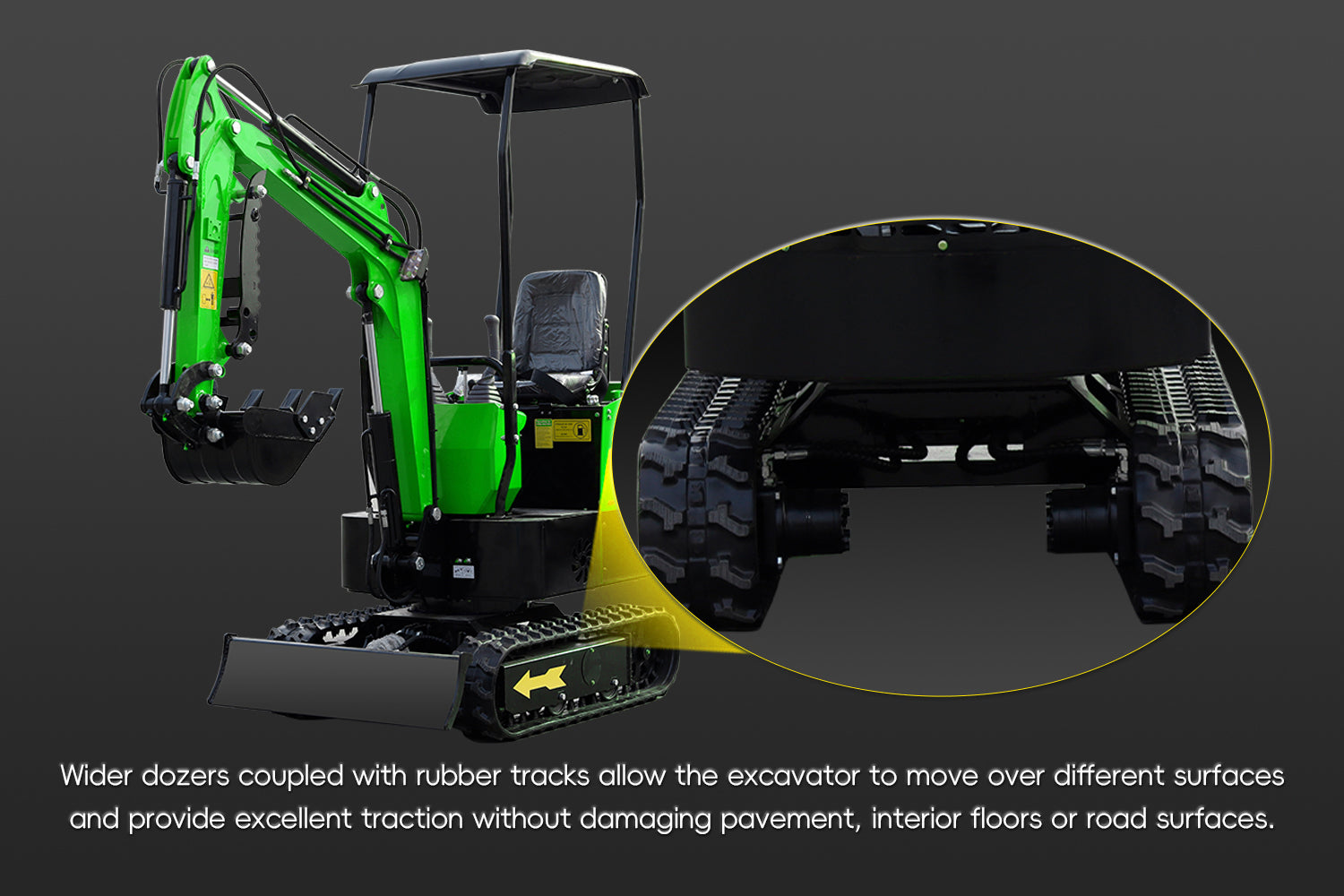 1 ton mini excavator bulldozer blade