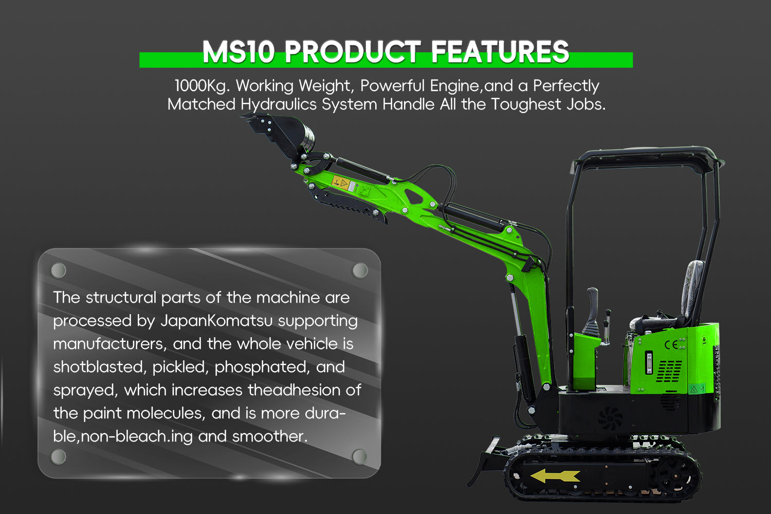 1 ton mini excavator