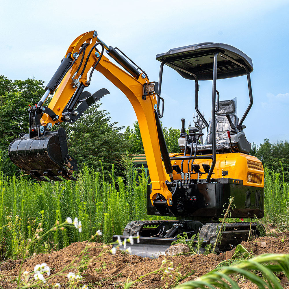MS20PRO 2-Tons Mini Excavator, Kubota Diesel Engine,Hydraulic Pilot Excavator With Hydraulic Thumb, Side Swing For Sale