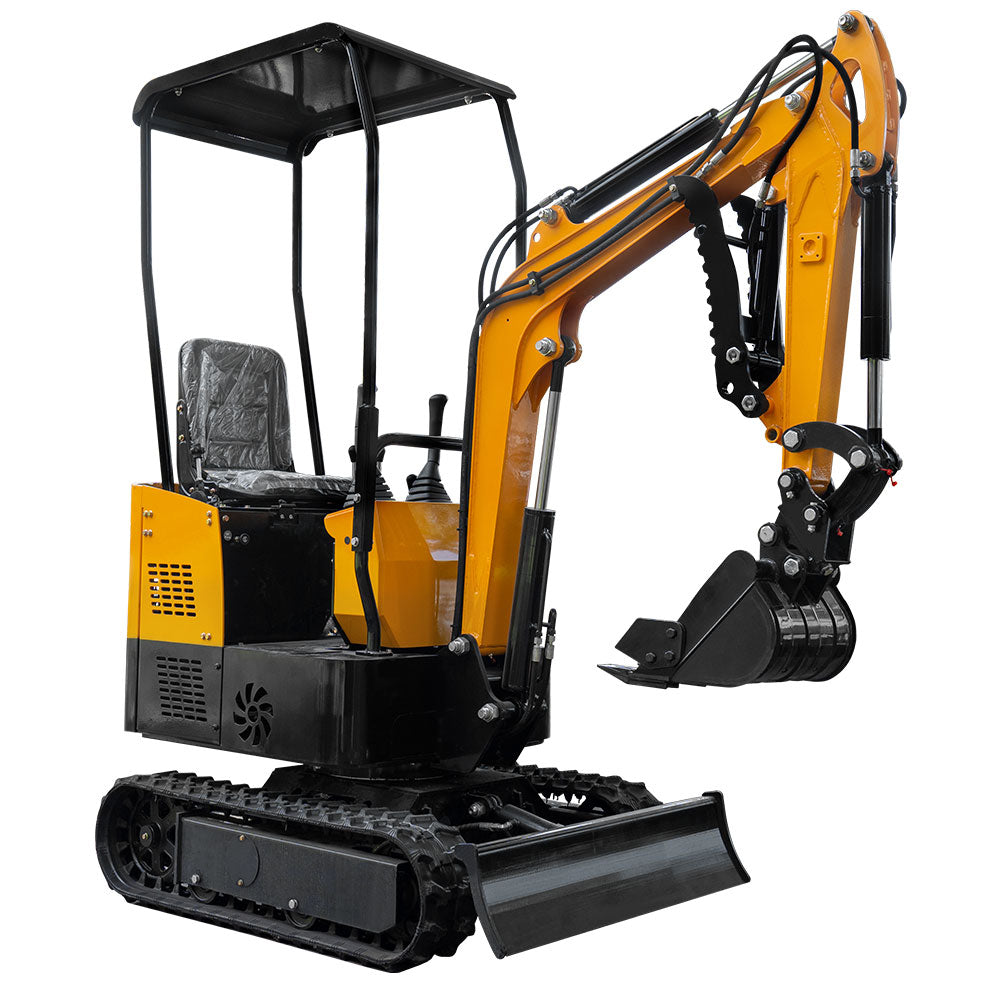 1 Ton Mini Excavator with 13.5 HP Rato Gasoline Engine and Thumb Clip-MS10H