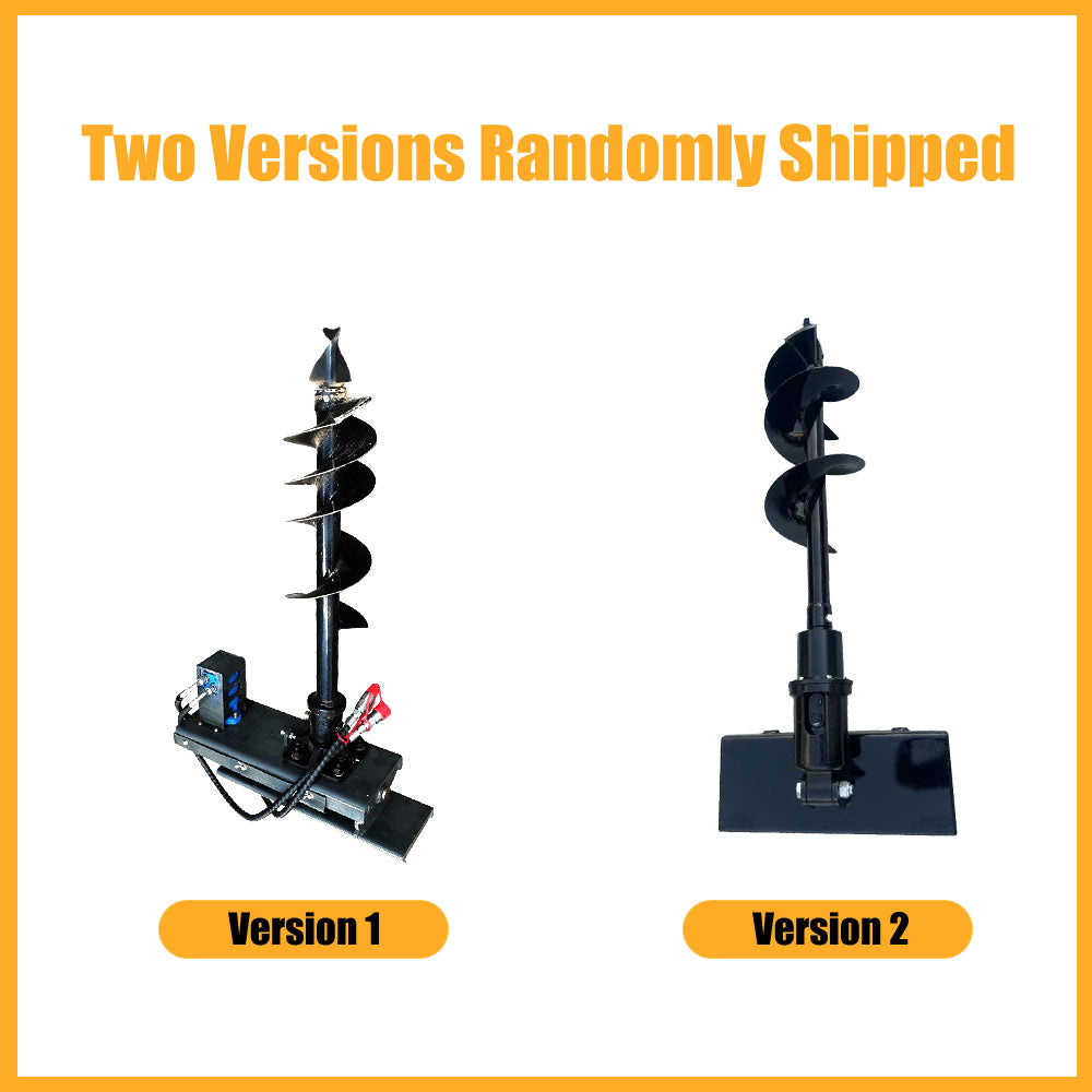 MMS Mini Skid Steer Loader Hydraulic Auger with 3 bits in 6'', 8'', 12''
