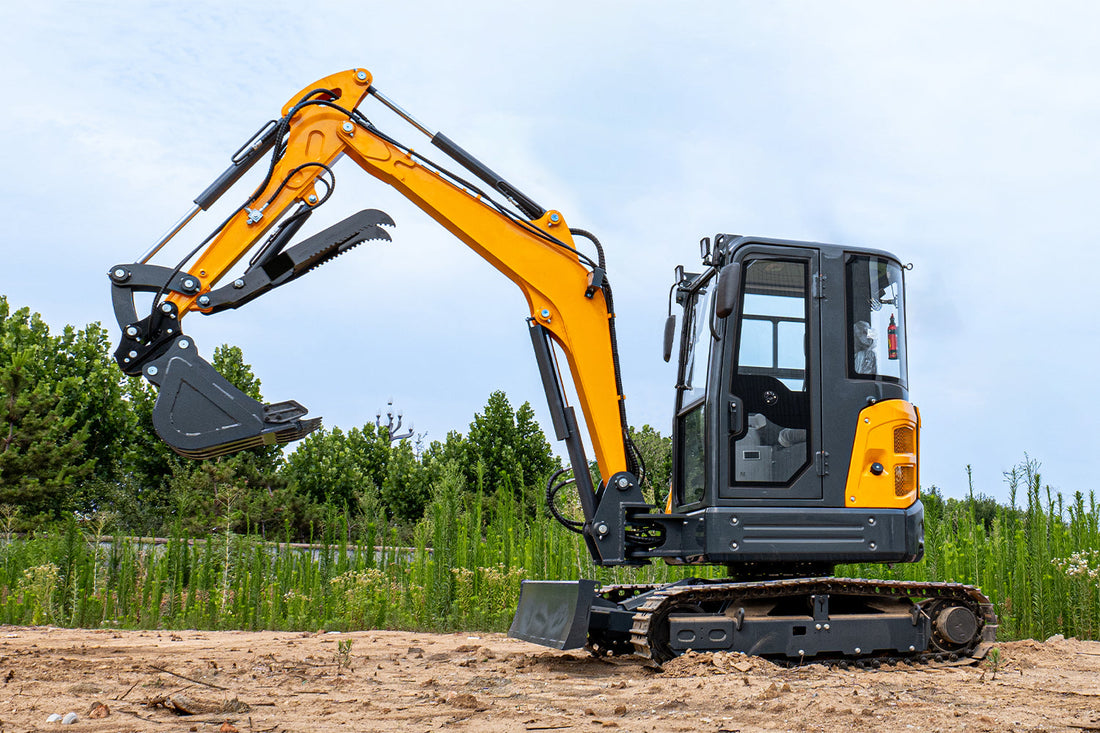 How many hours of useful life does an excavator have?