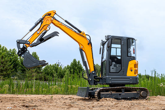 How many hours of useful life does an excavator have?