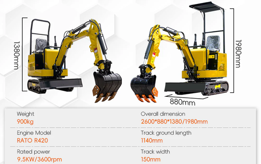 How Much Does a Mini Excavator Weigh
