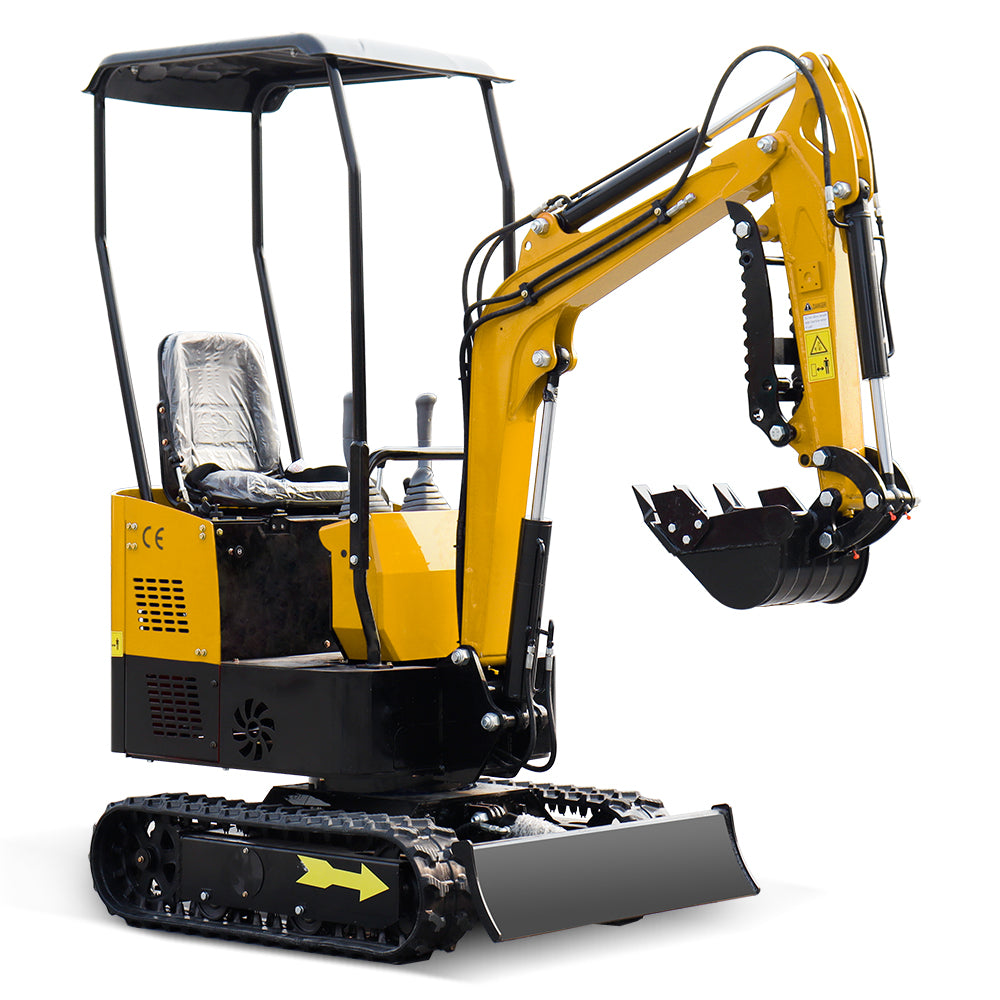 MS10H 13.5 HP,1-ton Rato Engine Mini Compact Excavator, Gasoline,  With Thumb Clip For Sale
