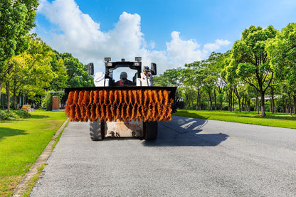 MMS 61" Sweeper Broom Attachment , 30-50r/min, for Skid Steer Loader