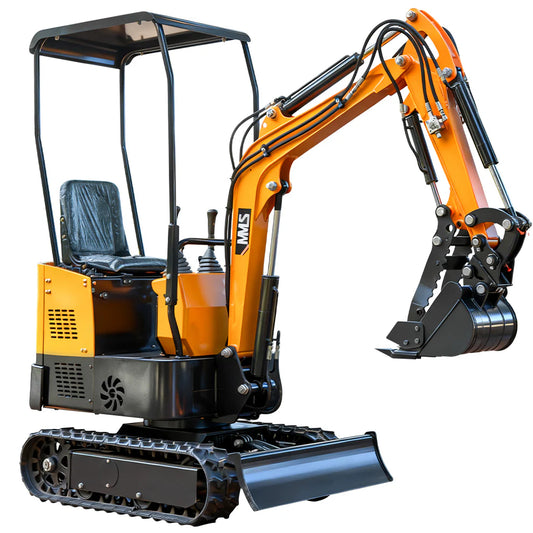 MS12 Mini Excavator with Hydraulic Thumb