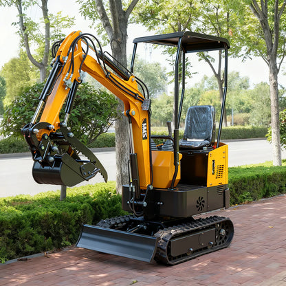 MS12 Mini Excavator with Hydraulic Thumb
