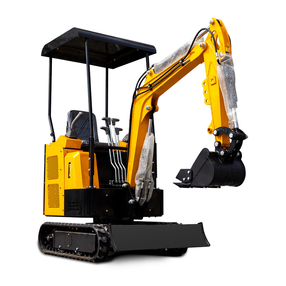 MS15 13.5 HP,1.5-tons Mini Compact Excavator, Gasoline,  With Thumb Clip For Sale