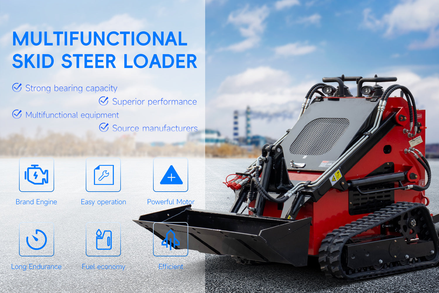 best mini skid steer loader MMS360t