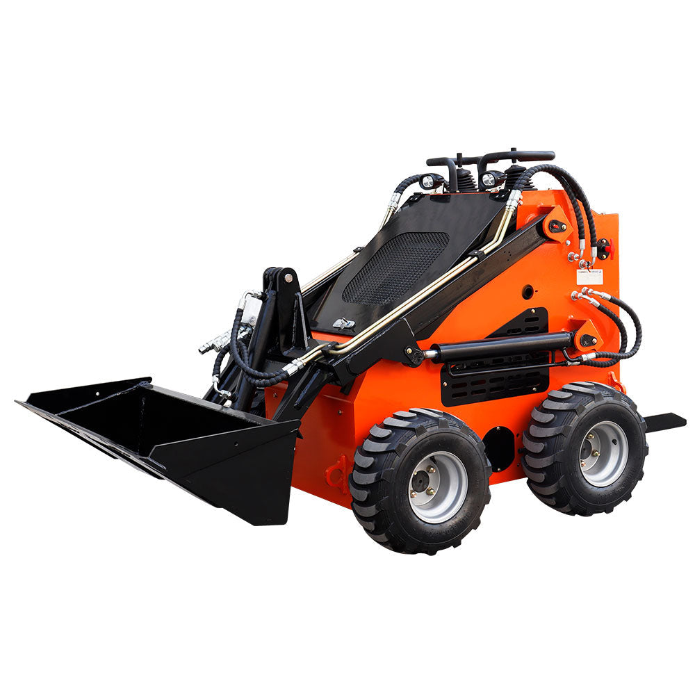 MS380L 23 HP, 800 Kg Mini Stand On Skid Steer Wheel Loader – MMS INDUSTRIAL
