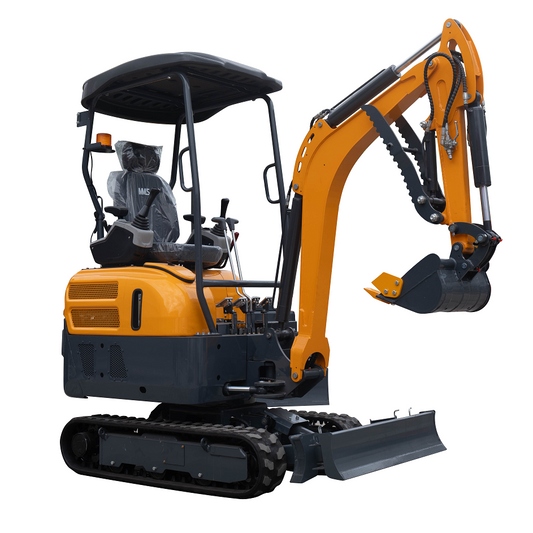 MS20PRO 2-Tons Mini Excavator, Kubota Diesel Engine,Hydraulic Pilot Excavator With Hydraulic Thumb,Retractable Tracks, Side Swing For Sale