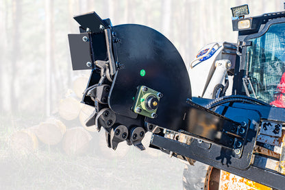 MMS 20 Blades Grinder，±45° Skid Steer Loader Stump Grinder Attachment