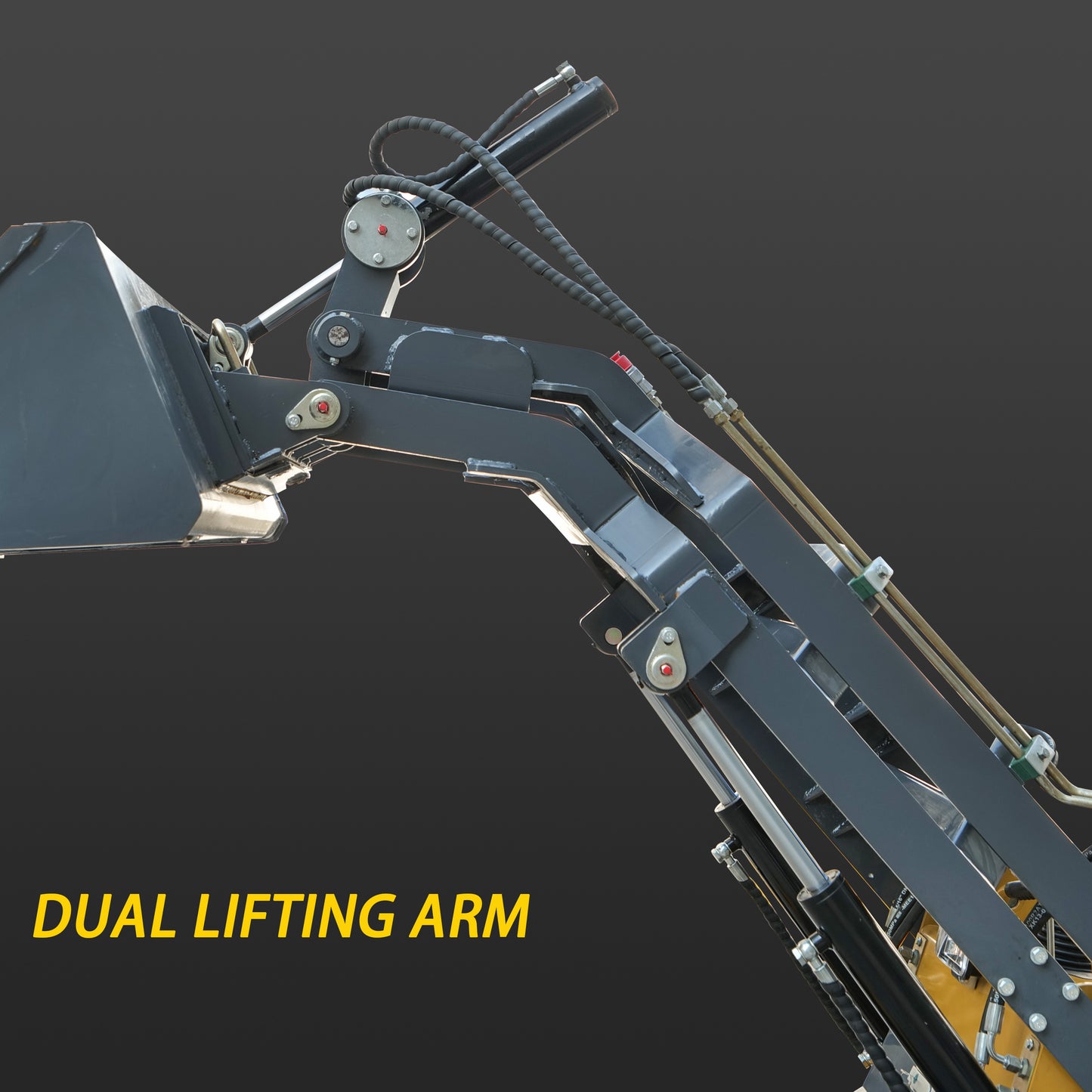 mini skid steer track loader arm