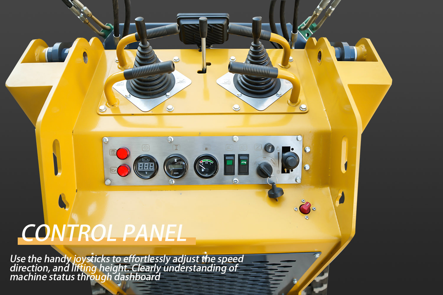 mini skid steer track loader control