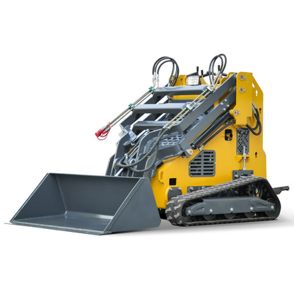 MS430Y 23 HP, Three-pump Three-valve Mini Stand On Skid Steer Track Loader