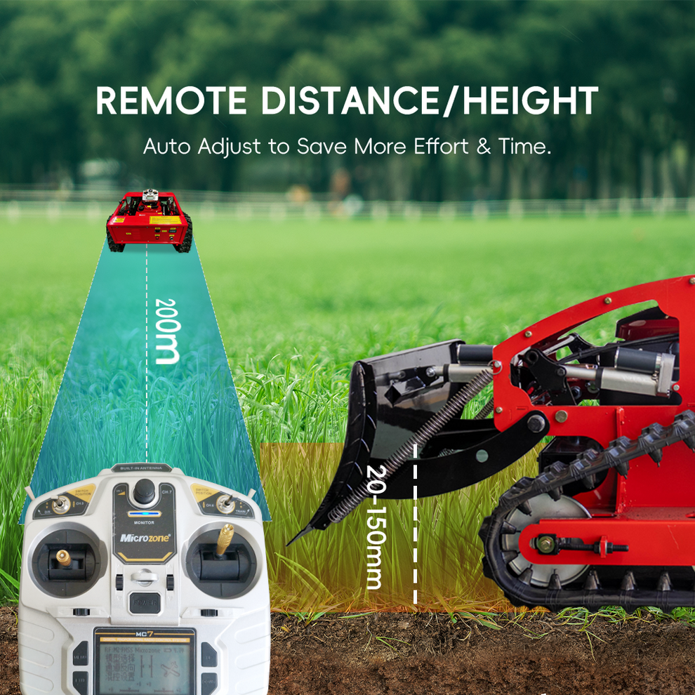 Parks Machine Remote MS550B Remote Control Lawn Mower with Tracks – 21