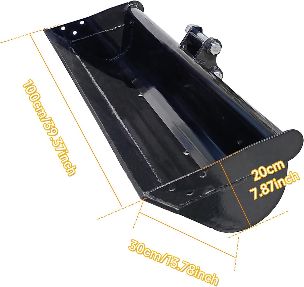 MMS Flat Bucket Excavator Attachment – Toothless Design, 500/600/800 ...