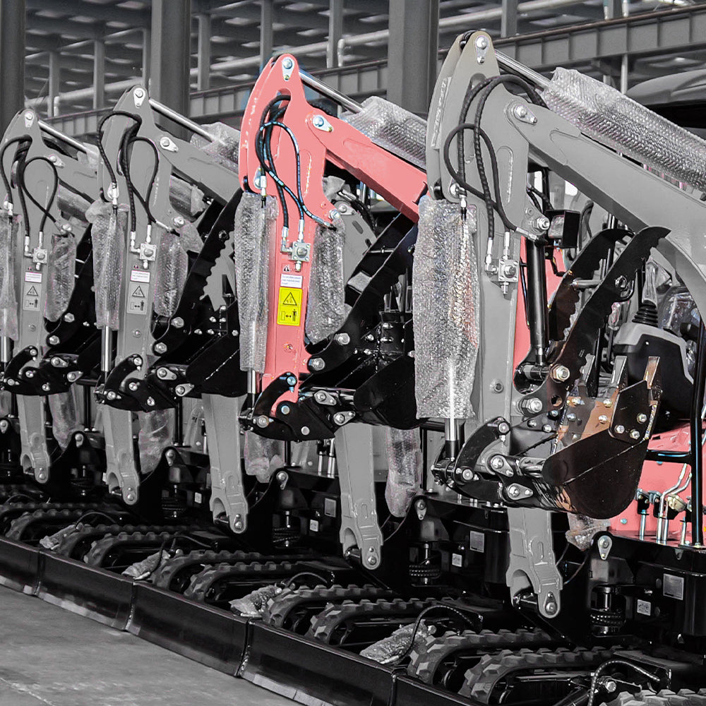 1-ton Briggs & Stratton Engine Pink Mini Excavator