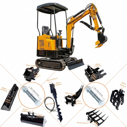 MS15 | 1.5-ton Mini Excavator for Sale, 13.5 HP Engine