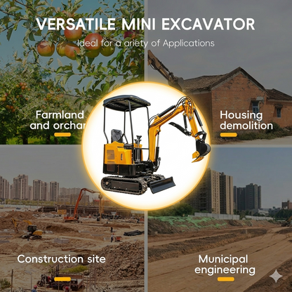 MS15 | 1.5-ton Mini Excavator for Sale, 13.5 HP Engine