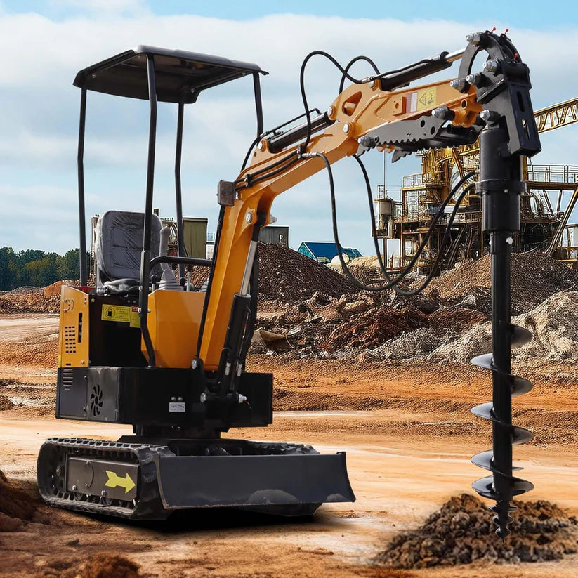 Hydraulic Auger Drill Attachment