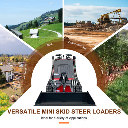 mini skid steer loader for farm