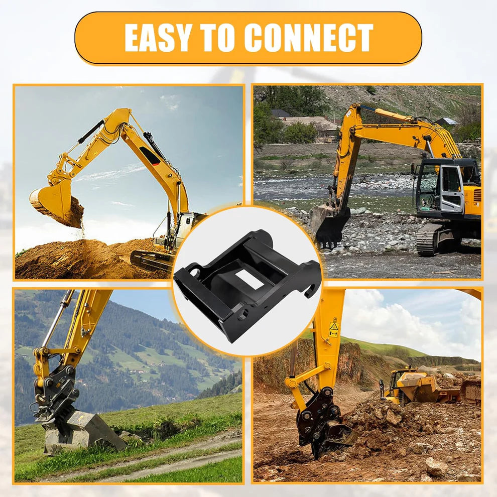 MMS X-Change Quick Coupler Bracket Attachments for 0.8-1.8 Tons Mini Excavators