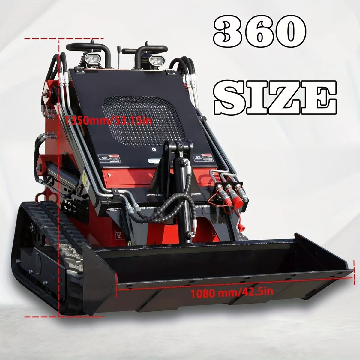 best mini skid steer loader size