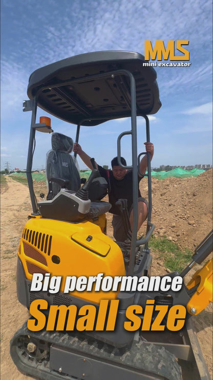 1.5-Ton Mini Excavator,13.5 HP , Briggs & Stratton Petrol Engine-MS15PRO